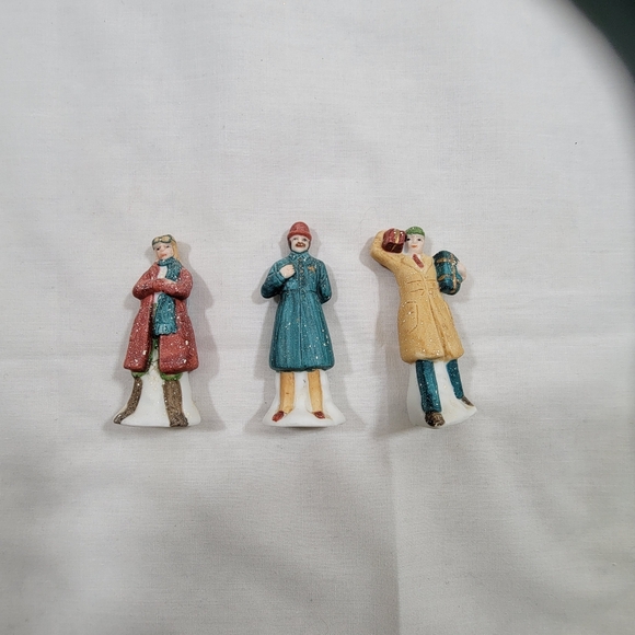 HERITAGE VILLAGE COLLECTION - "CITY WORKERS Dept. 56 No. 5967-6 FOUR PIECE SET - Picture 11 of 12